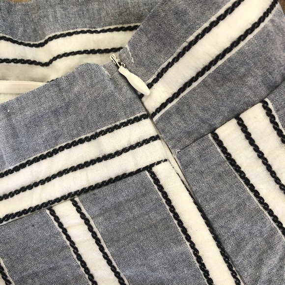 Chambray Striped Skirt - Picture 3 of 3